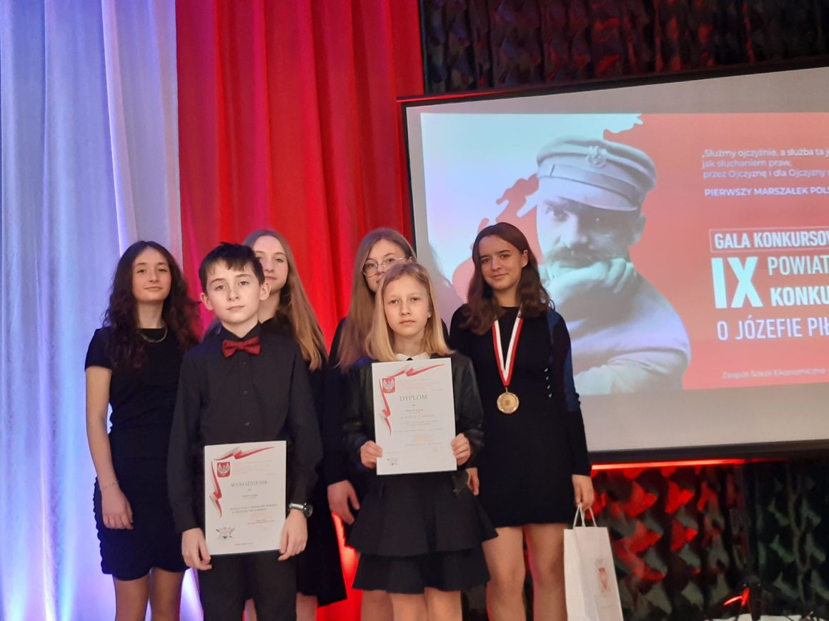 Sukcesy naszych uczniów w IX Powiatowym Konkursie Wiedzy o Józefie Piłsudskim