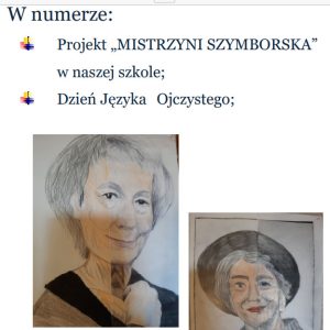 Gazeta wydana w ramach projektu “Mistrzyni Szymborska”